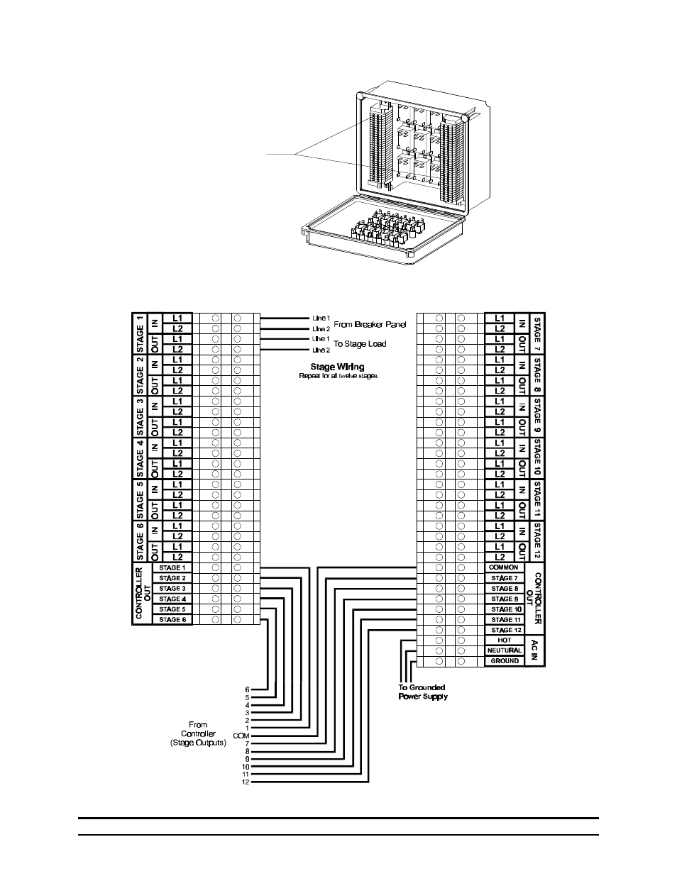 4 twelve relay panel | Hired-Hand Farm Hand Series: Relay Panels 2, 4, 8, or 12 Stage User Manual | Page 8 / 9