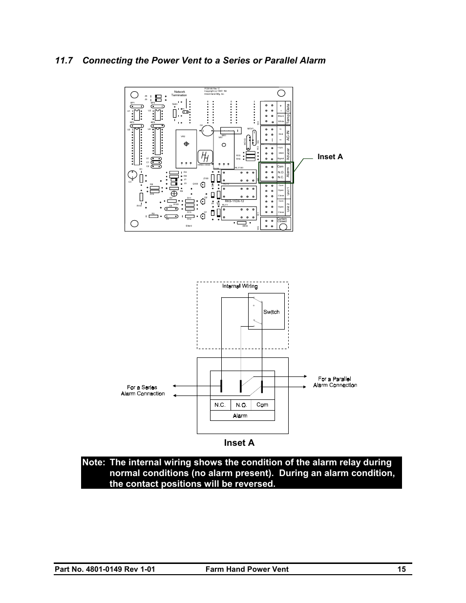 Inset a, Out in adj, Adj in out | Hired-Hand Farm Hand Series: POWER VENT INLET User Manual | Page 17 / 20