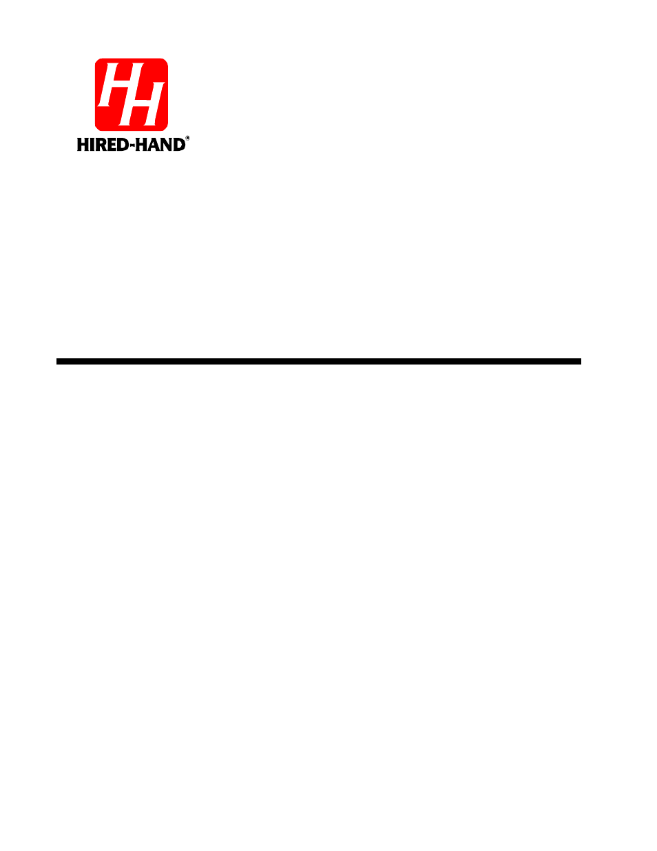 Hired-Hand Emergency Back-Up and Alarms: Alert Alarm User Manual | 25 pages
