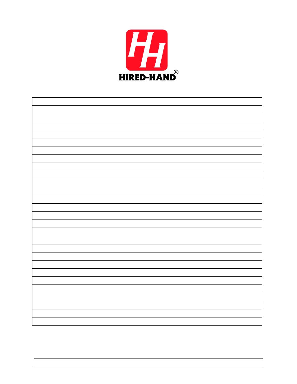 Hired-Hand Evolution Series 3000/3001 User Manual | Page 64 / 70