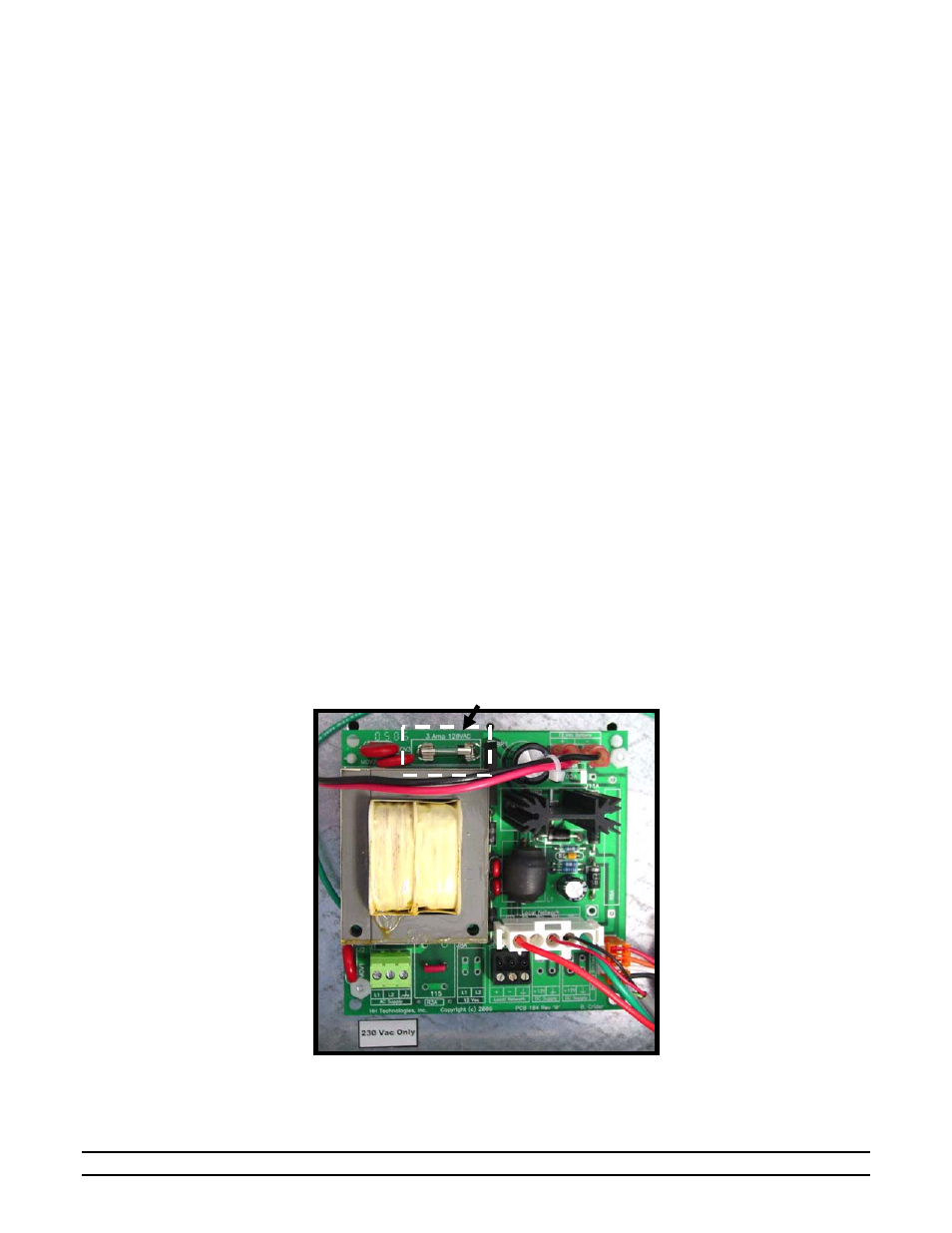 Trouble-shooting your alarm, Ac power fuse on pcb184 | Hired-Hand Emergency Back-Up and Alarms: Secondary Sensing System Expansion User Manual | Page 23 / 46