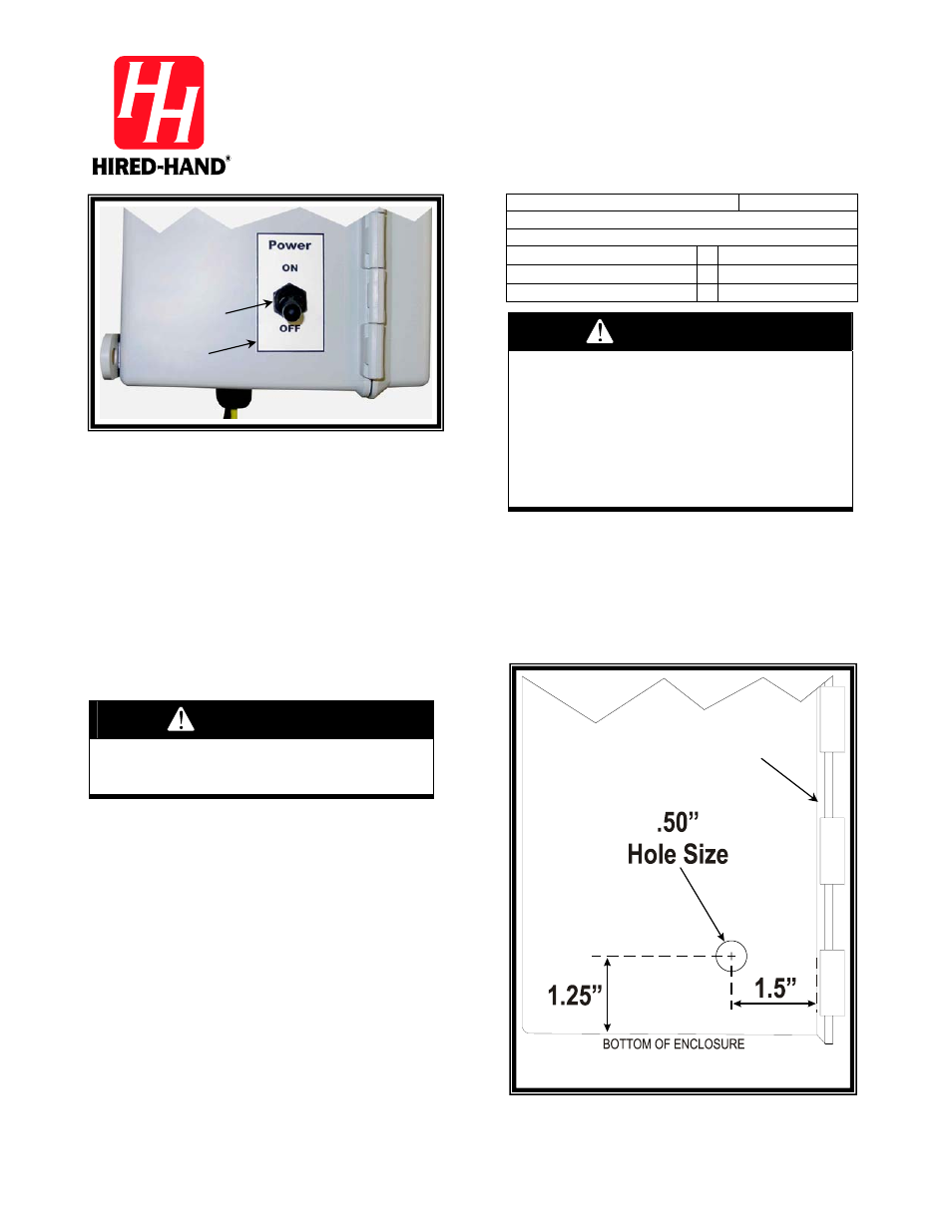 Hired-Hand Emergency Back-Up and Alarms: S-3 Power Switch Upgrade Kit User Manual | 4 pages