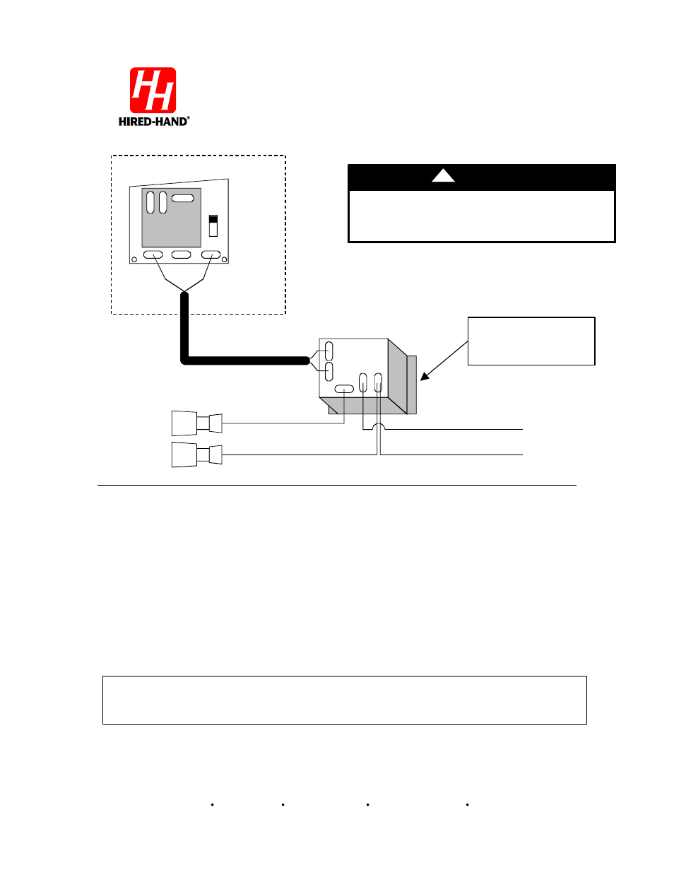 Hired-Hand PowerTrak: Back-up Machine Control Harness User Manual | 1 page