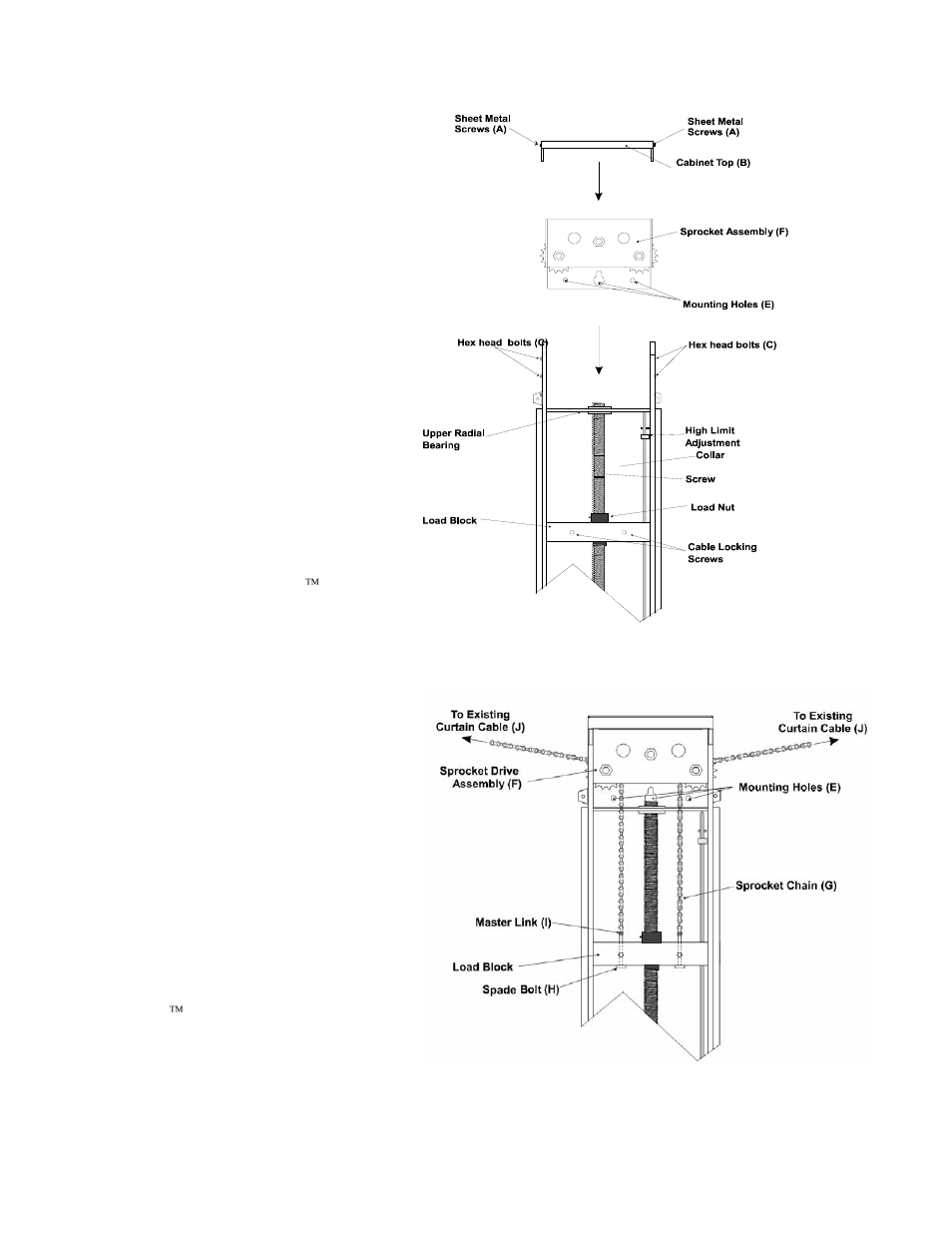 Hired-Hand PowerTrak: SPROCKET DRIVE ASSEMBLY User Manual | Page 2 / 4