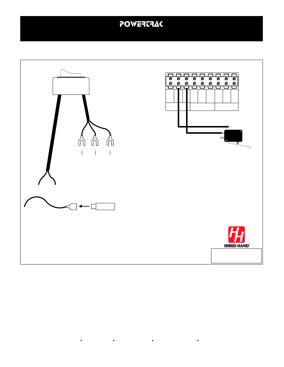 Powertrak, Light control plus switch installation (continued) | Hired-Hand PowerTrak: LIGHT CONTROL PLUS SWITCH INSTALLATION User Manual | Page 3 / 3