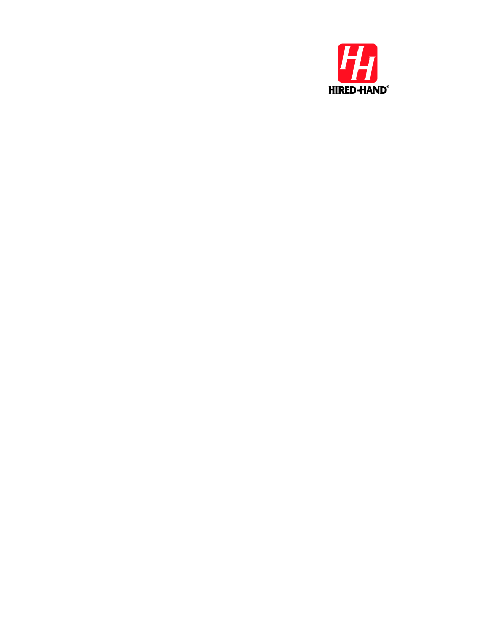 Hired-Hand PowerTrak: Thrust Bearing Replacement User Manual | 2 pages