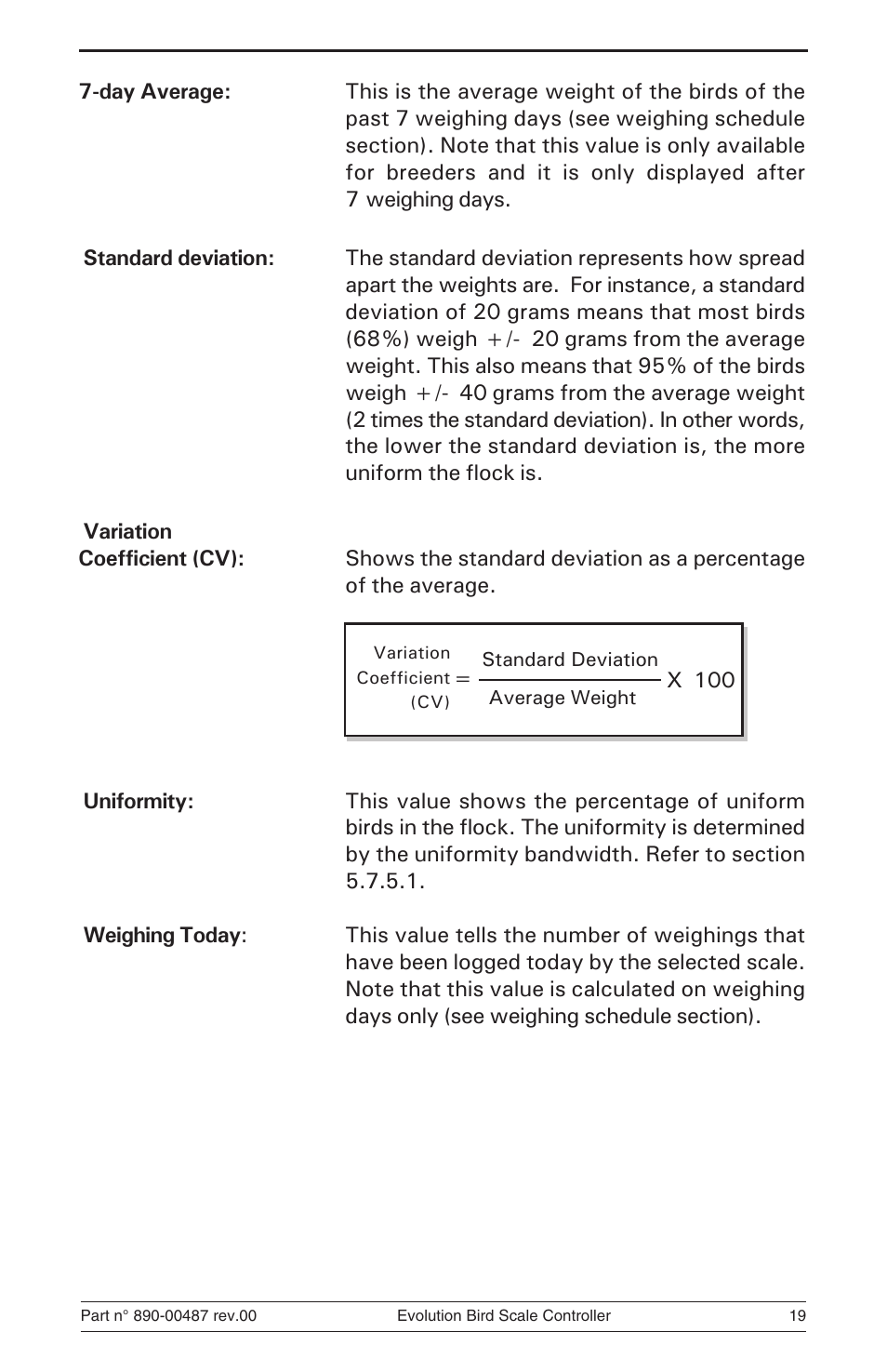 Hired-Hand Evolution Series Bird Scale Manual User Manual | Page 19 / 47