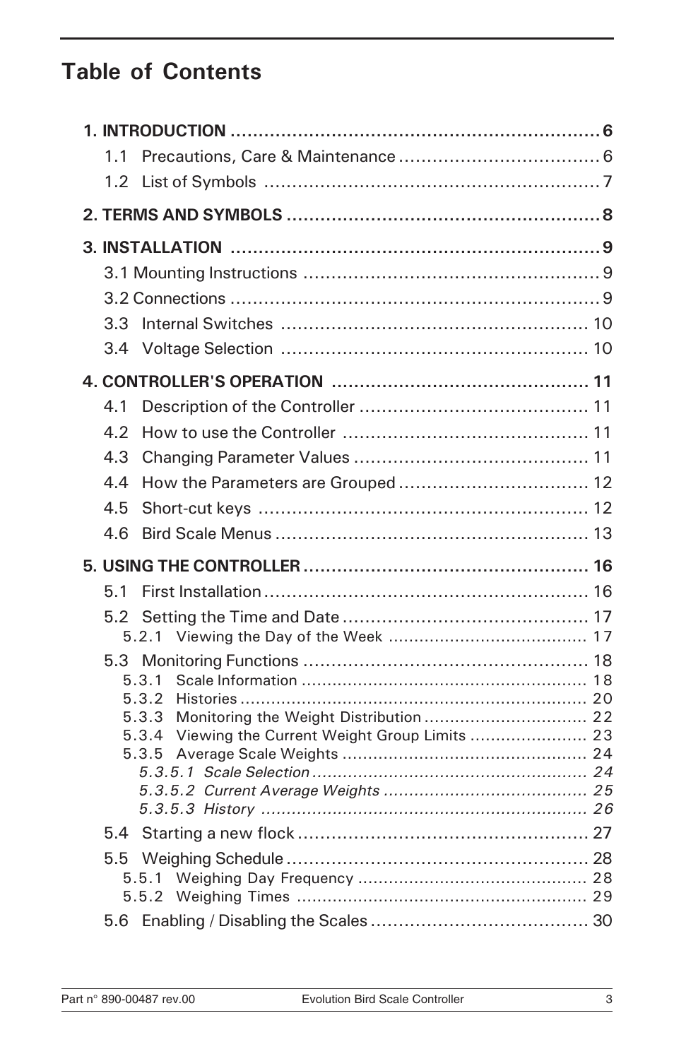 Hired-Hand Evolution Series Bird Scale Manual User Manual | Page 3 / 47