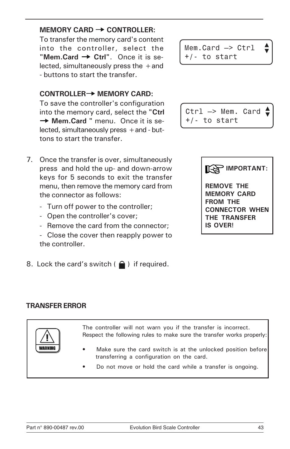 Hired-Hand Evolution Series Bird Scale Manual User Manual | Page 43 / 47