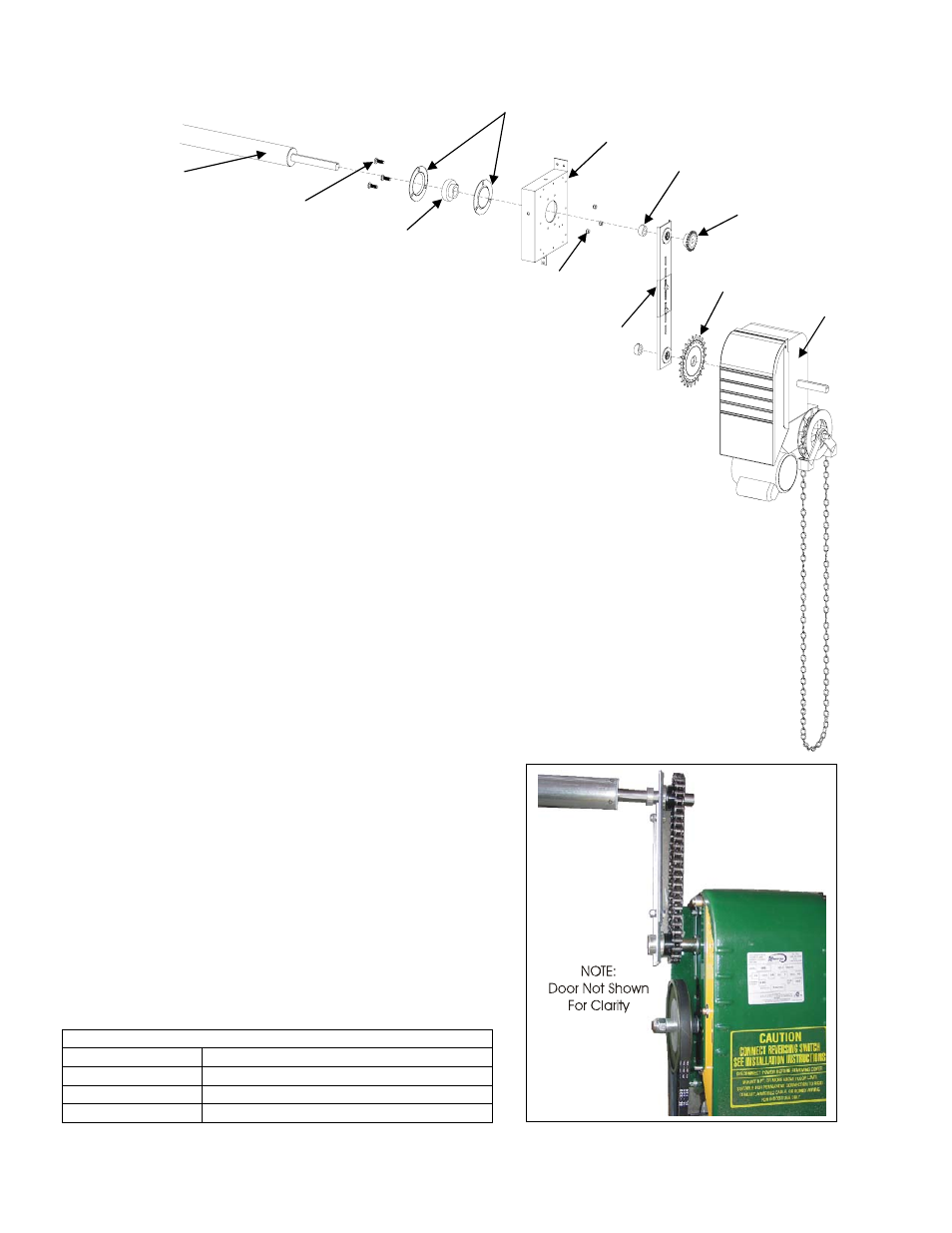 Hired-Hand RS-300 Door: Conversion from Manual Drive to Manaras Operator User Manual | Page 2 / 2