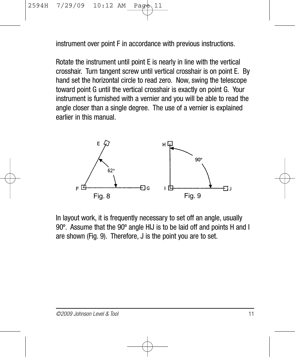 Johnson Level & Tool Mfg. 40-6902 User Manual | Page 11 / 16