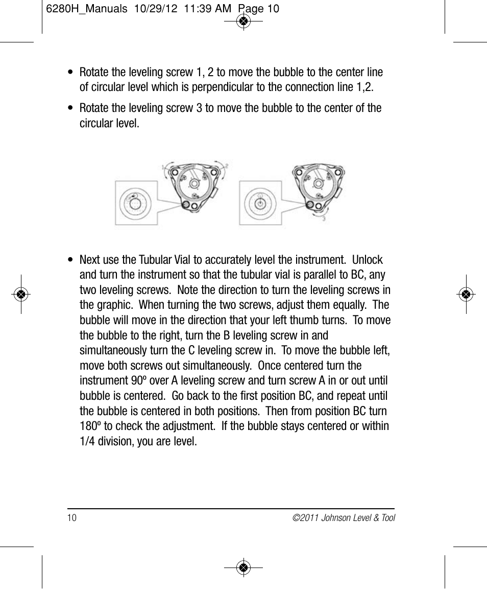 Johnson Level & Tool Mfg. 40-6936 User Manual | Page 10 / 38