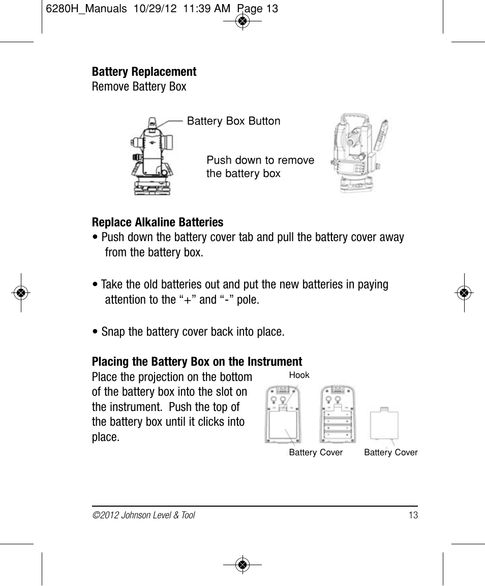 Johnson Level & Tool Mfg. 40-6936 User Manual | Page 13 / 38