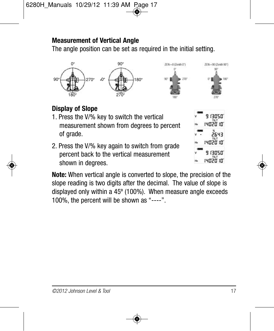 Johnson Level & Tool Mfg. 40-6936 User Manual | Page 17 / 38