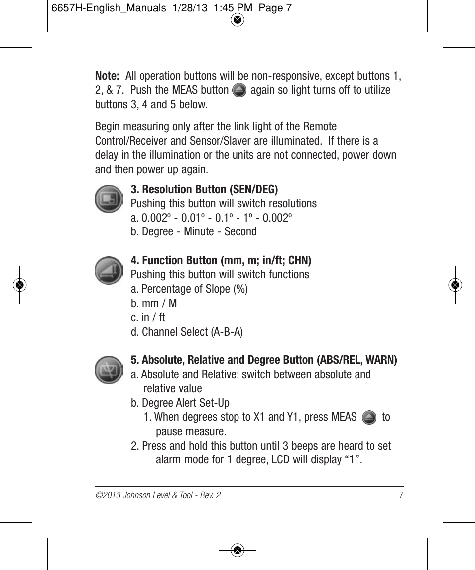 Johnson Level & Tool Mfg. 40-6250 User Manual | Page 7 / 12