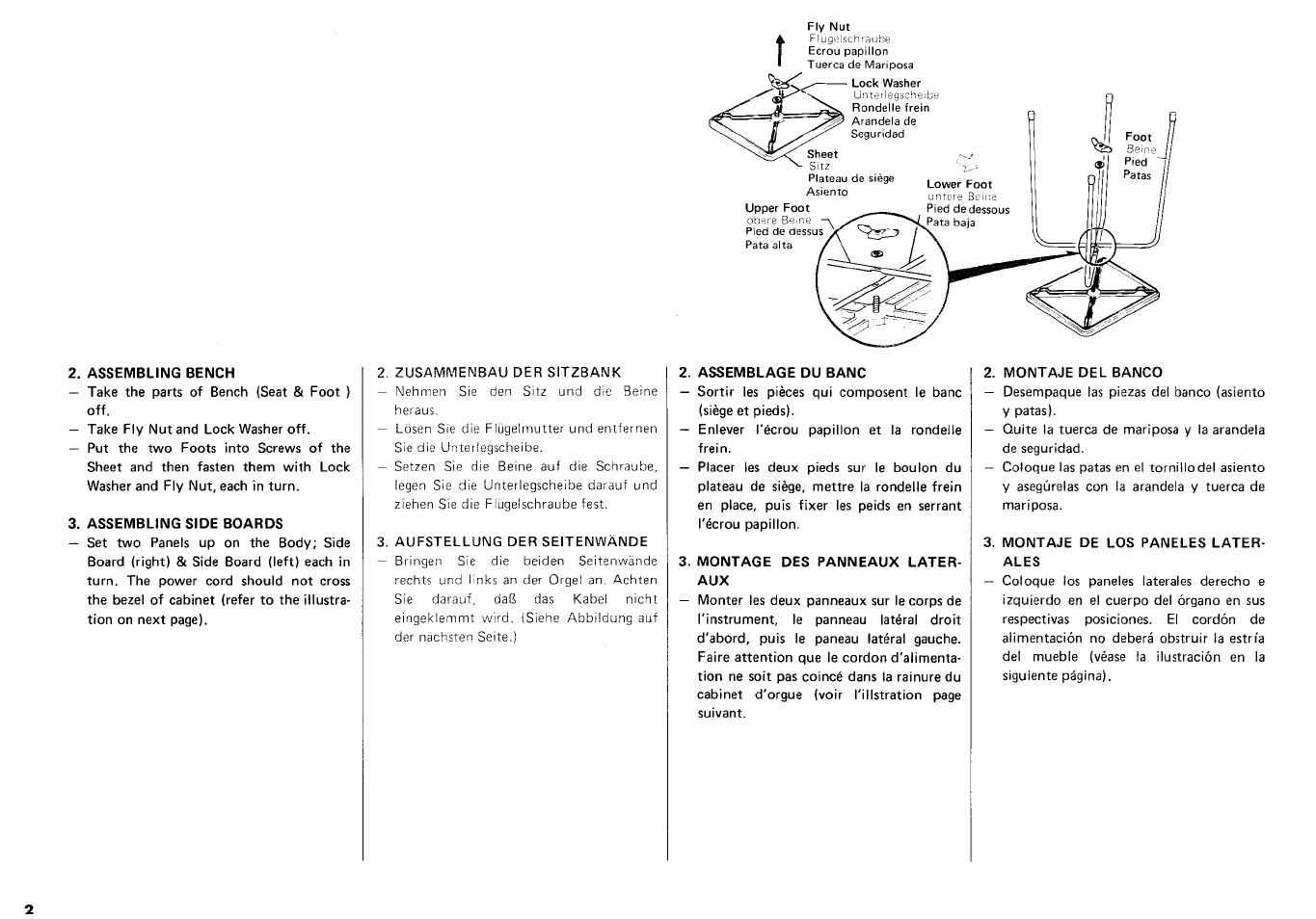 Yamaha CN-70 User Manual | Page 4 / 16