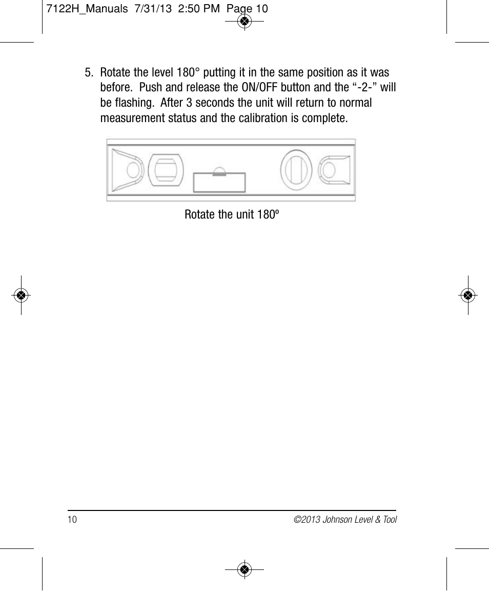 Johnson Level & Tool Mfg. 1457-1000 User Manual | Page 10 / 12