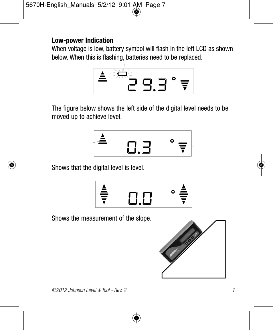 Johnson Level & Tool Mfg. 40-6060 User Manual | Page 7 / 12