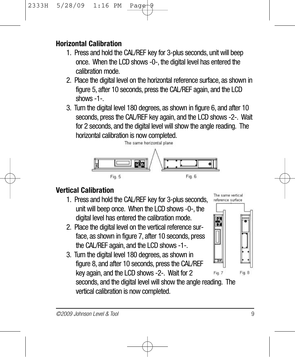 Johnson Level & Tool Mfg. 40-6048 User Manual | Page 9 / 12