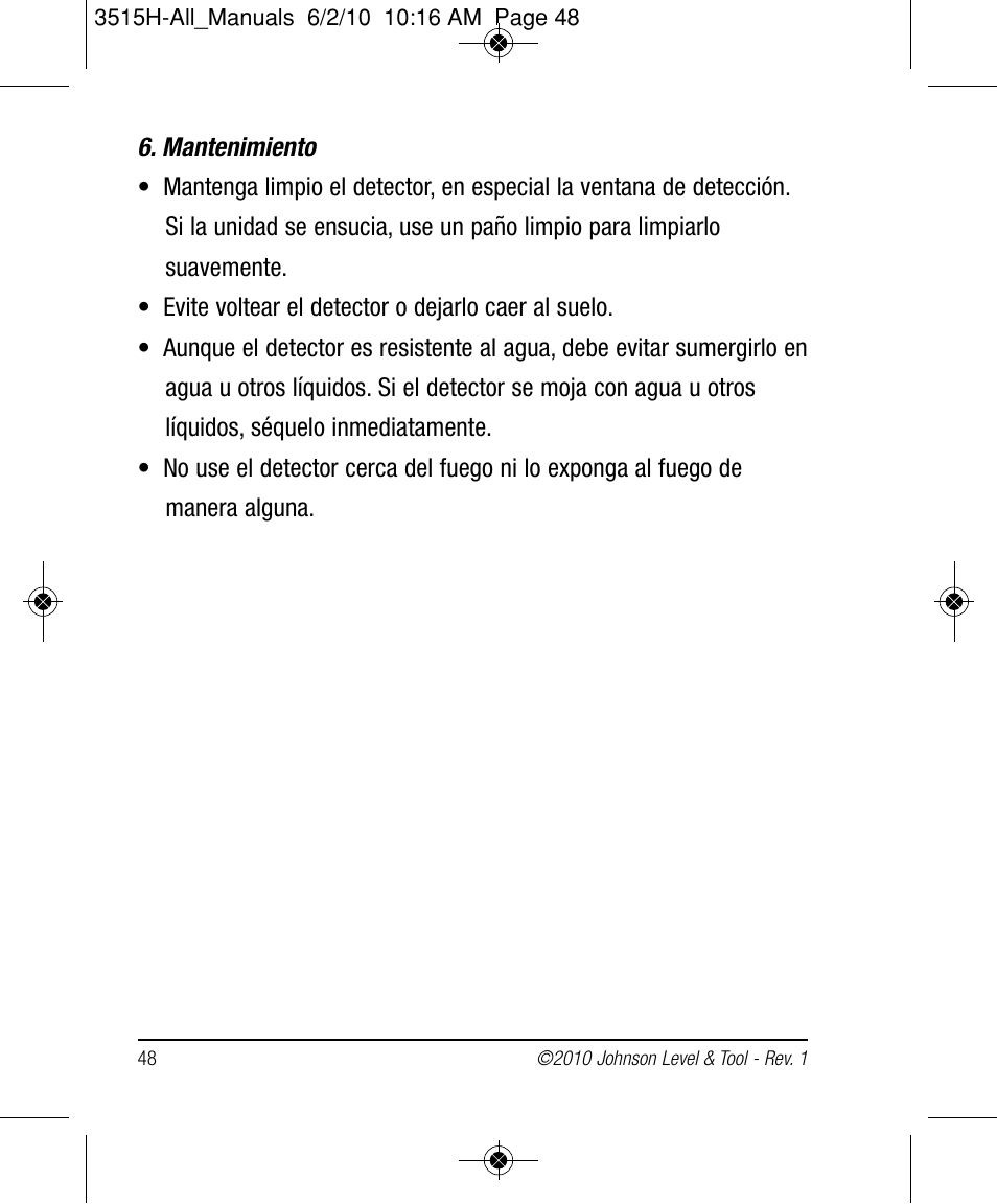 Johnson Level & Tool Mfg. 40-6517 User Manual | Page 48 / 84