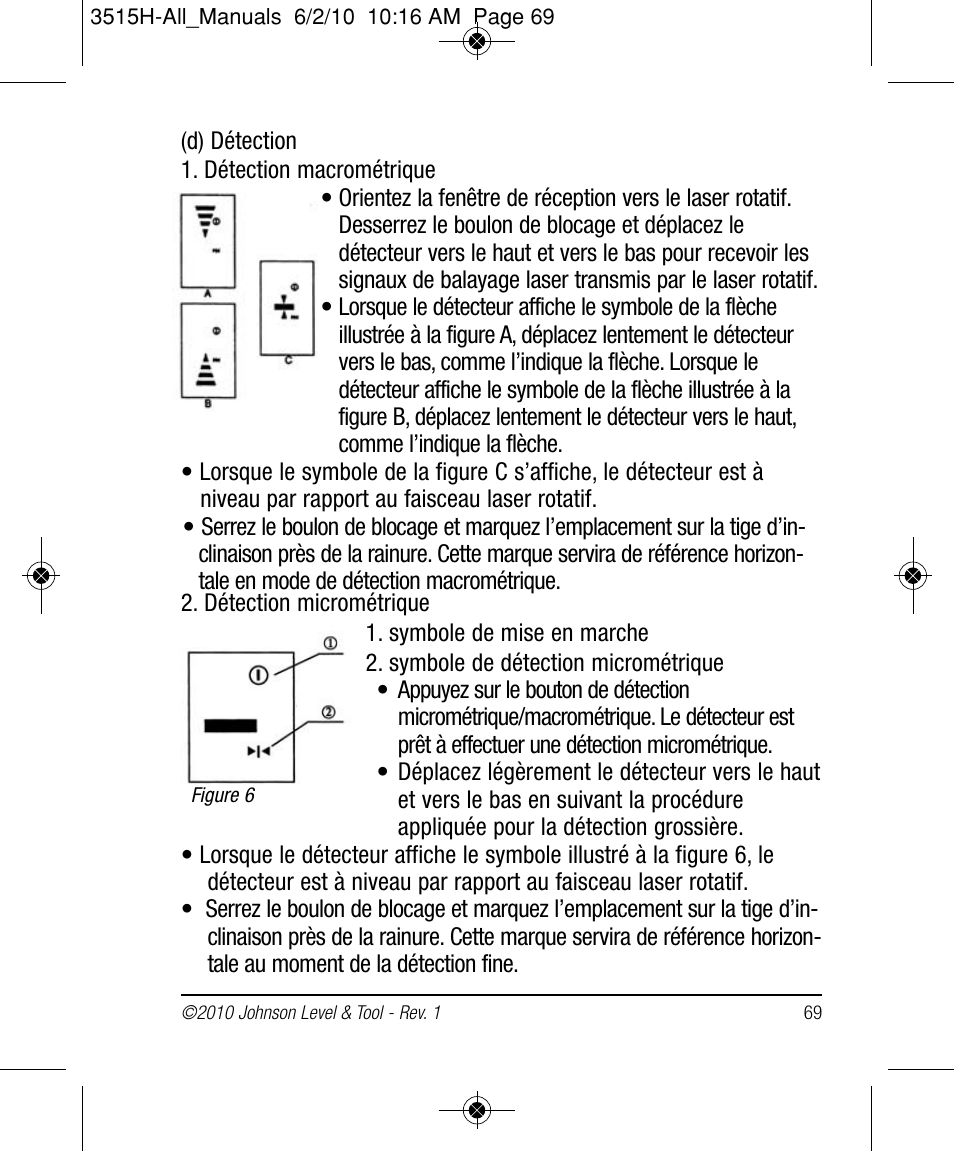 Johnson Level & Tool Mfg. 40-6517 User Manual | Page 69 / 84