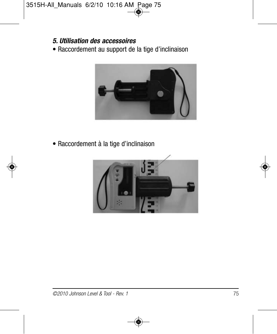 Johnson Level & Tool Mfg. 40-6517 User Manual | Page 75 / 84
