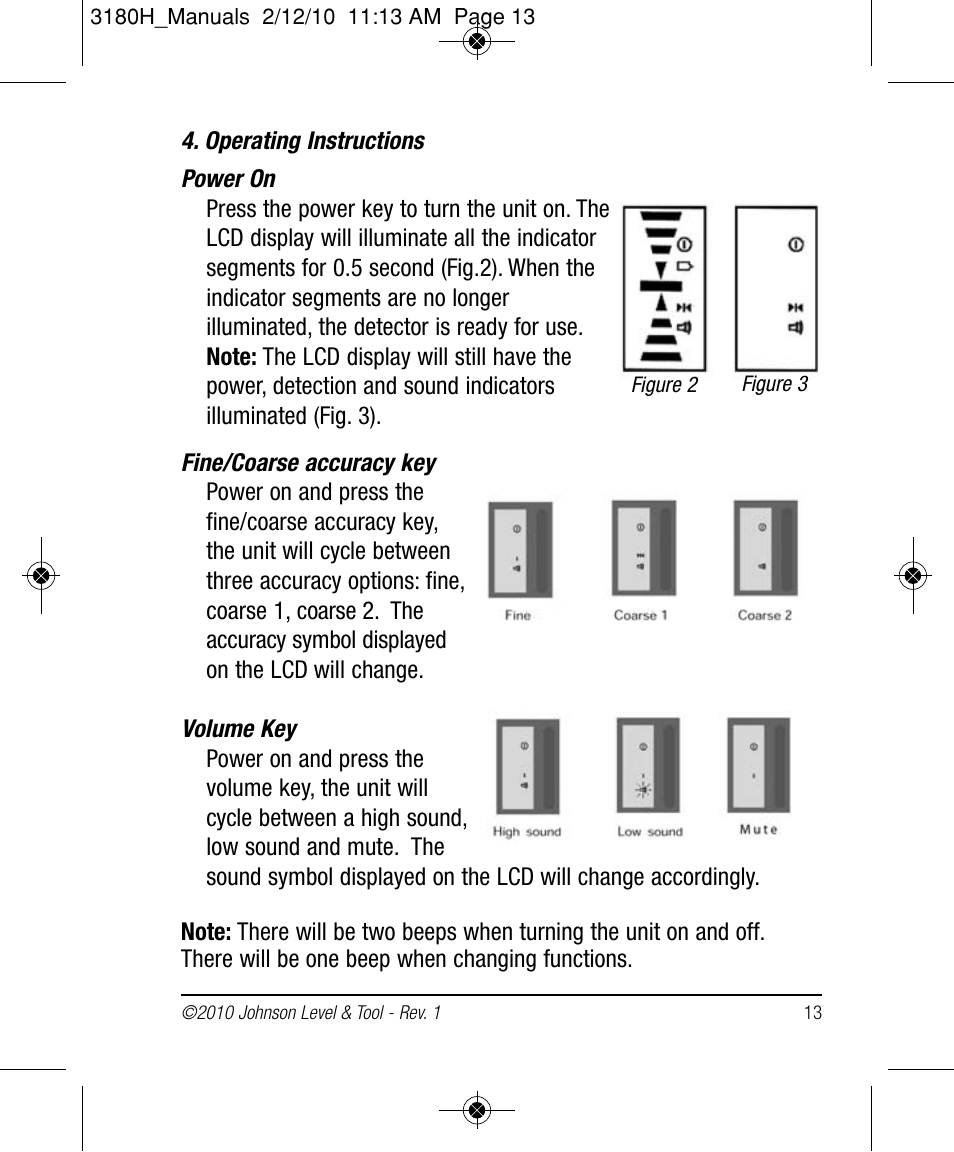 Johnson Level & Tool Mfg. 40-6532 User Manual | Page 13 / 24