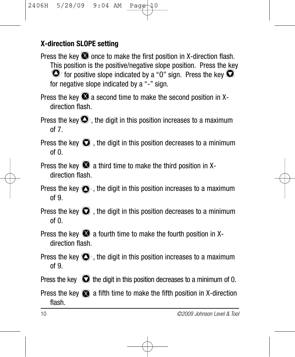 Johnson Level & Tool Mfg. 40-6580 User Manual | Page 10 / 30