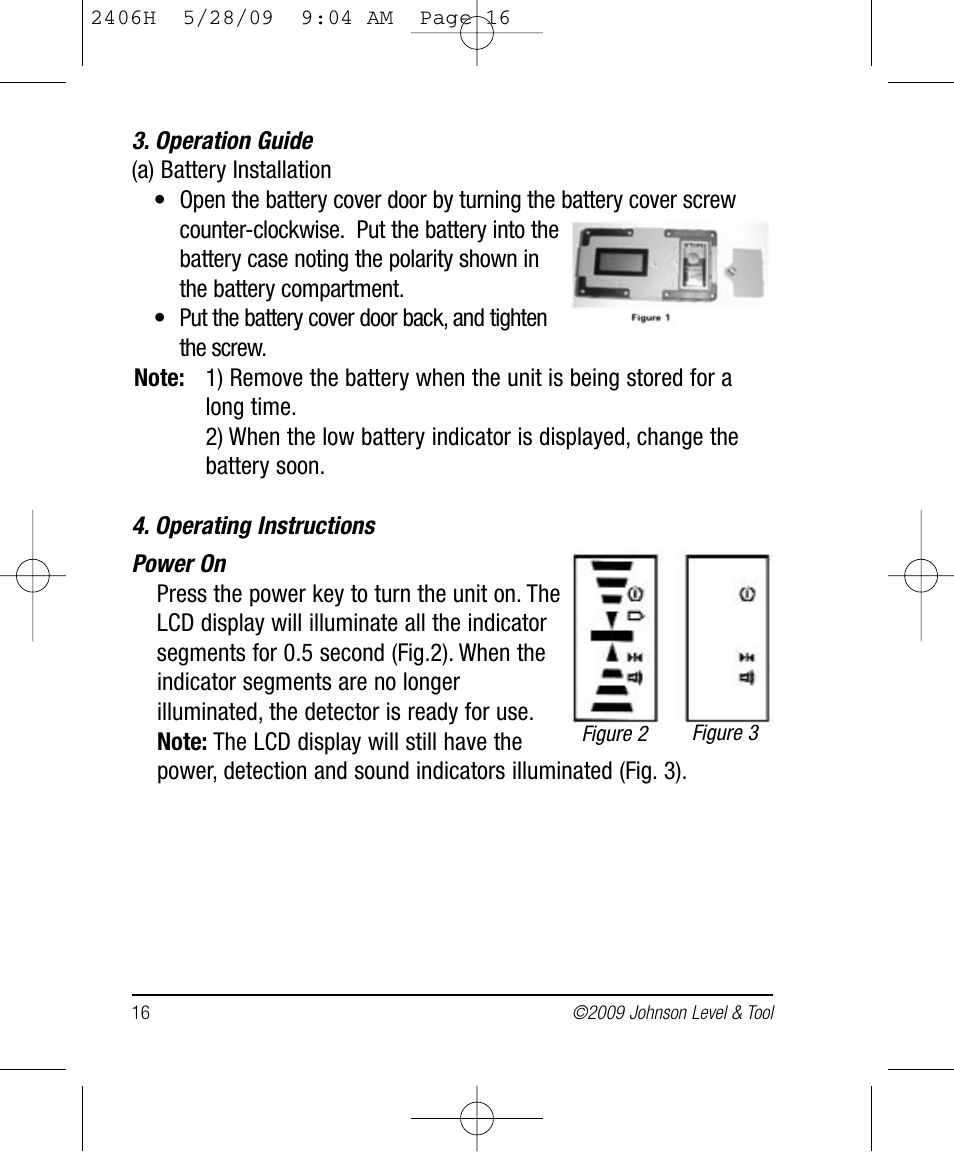 Johnson Level & Tool Mfg. 40-6580 User Manual | Page 16 / 30