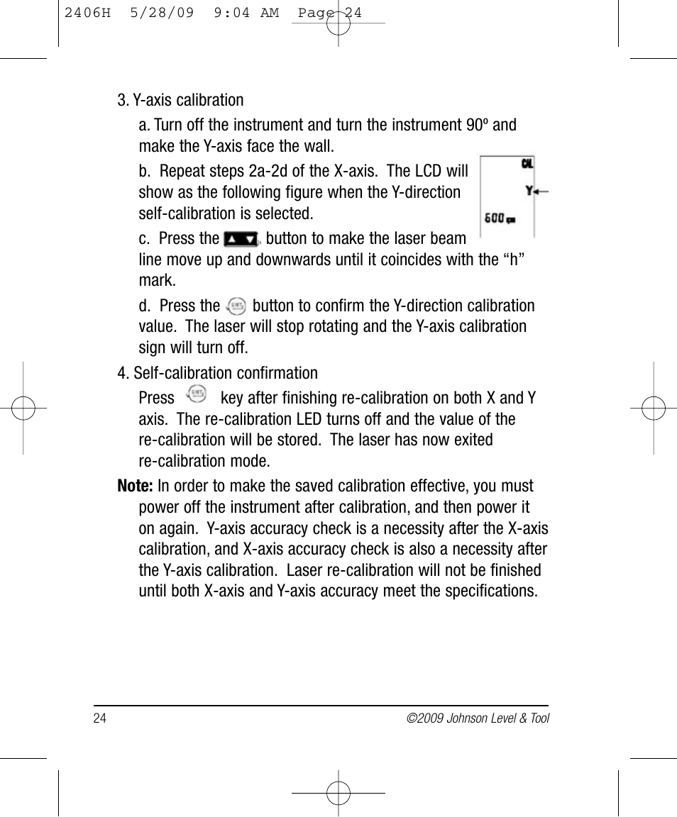 Johnson Level & Tool Mfg. 40-6580 User Manual | Page 24 / 30