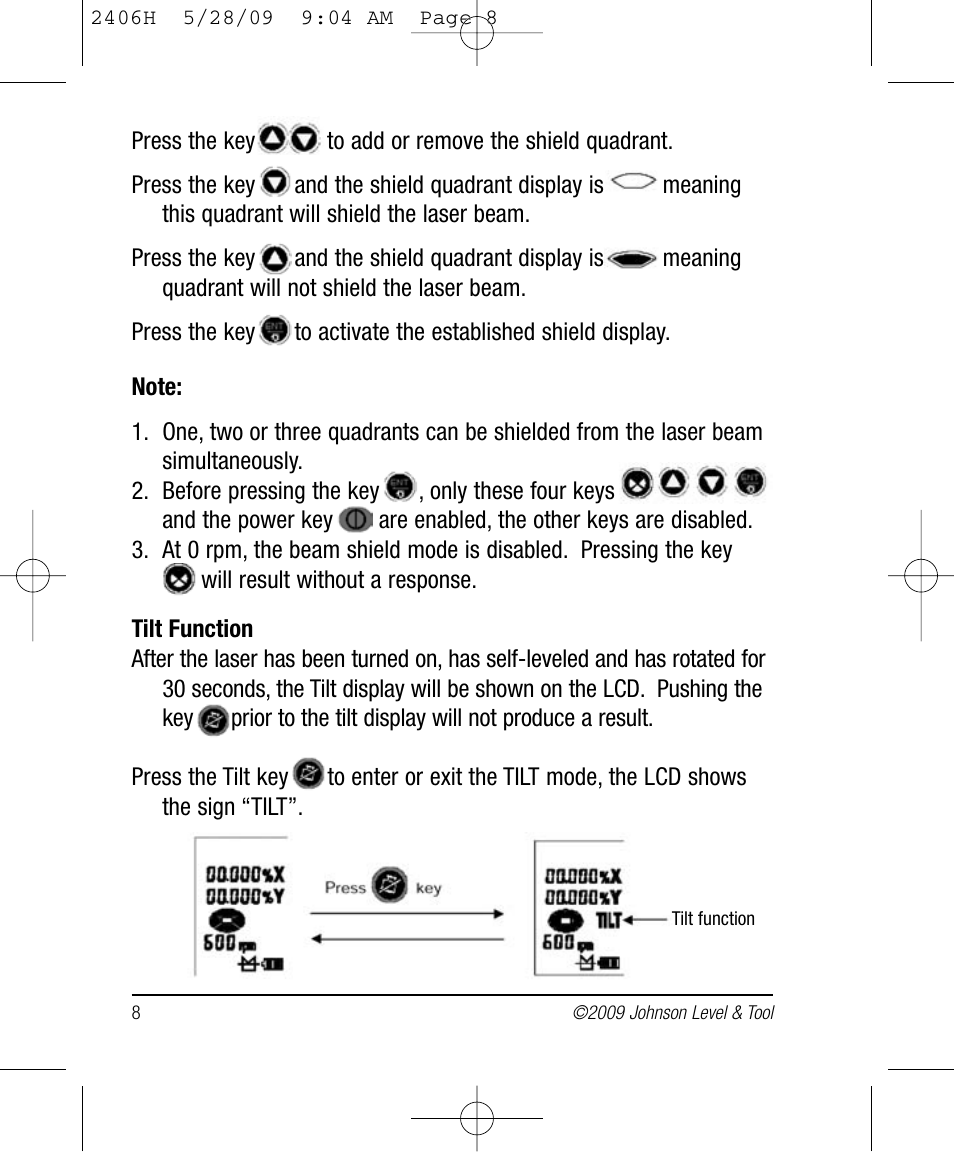Johnson Level & Tool Mfg. 40-6580 User Manual | Page 8 / 30