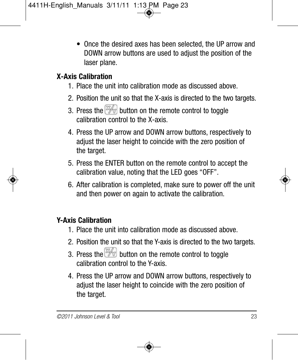 Johnson Level & Tool Mfg. 40-6544 User Manual | Page 23 / 30