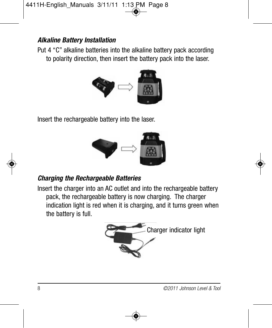 Johnson Level & Tool Mfg. 40-6544 User Manual | Page 8 / 30