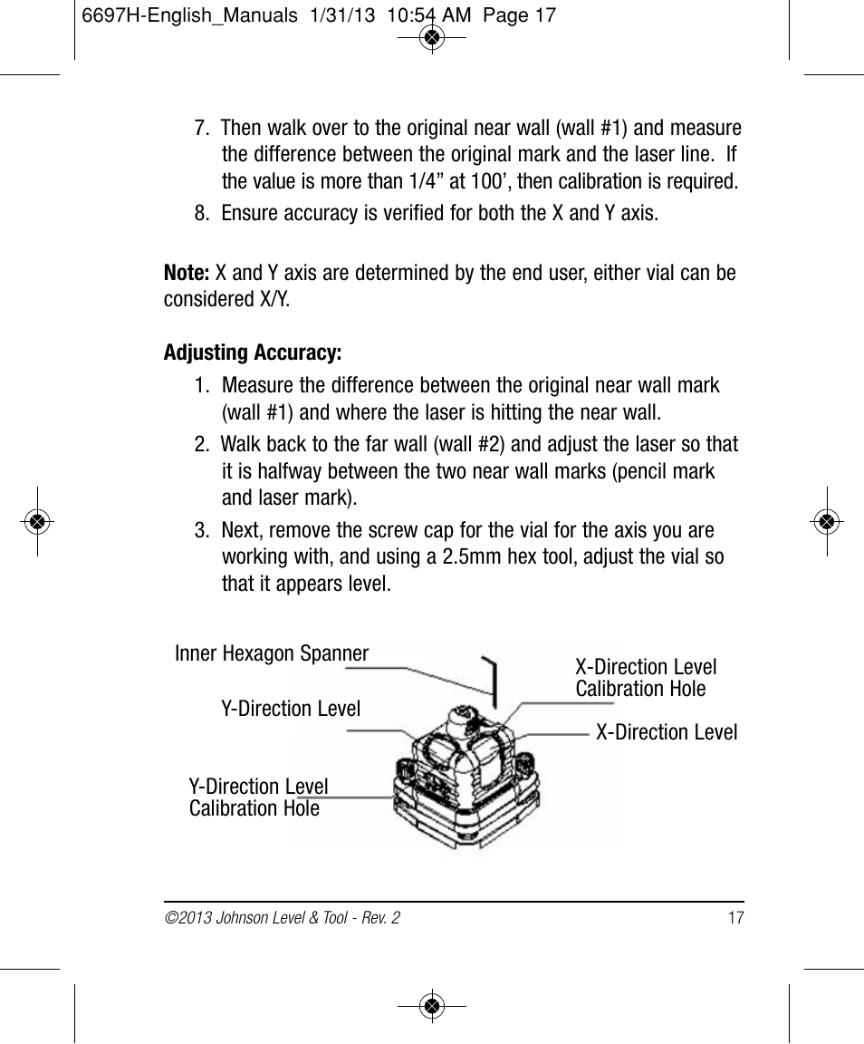 Johnson Level & Tool Mfg. 40-6512 User Manual | Page 17 / 22