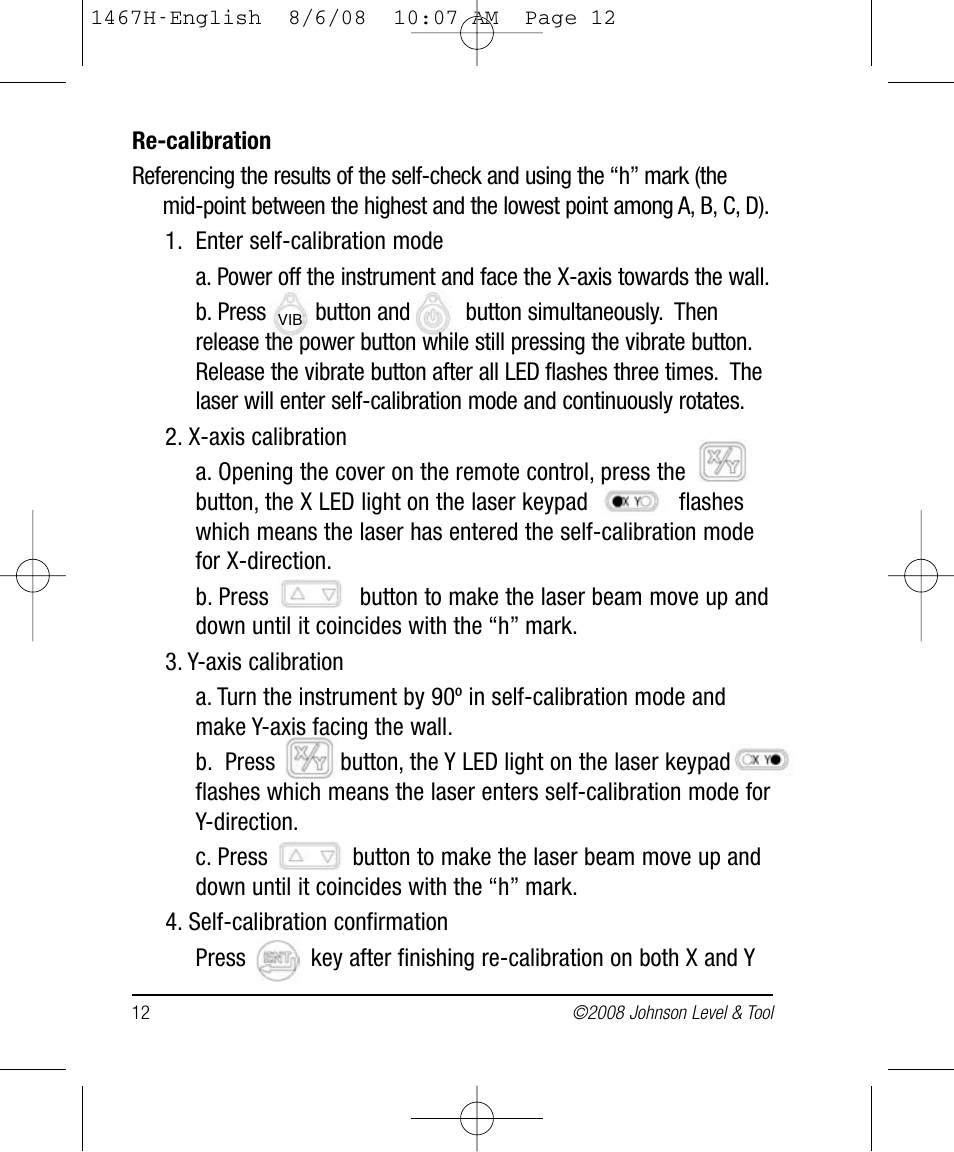 Johnson Level & Tool Mfg. 40-6537 User Manual | Page 12 / 18
