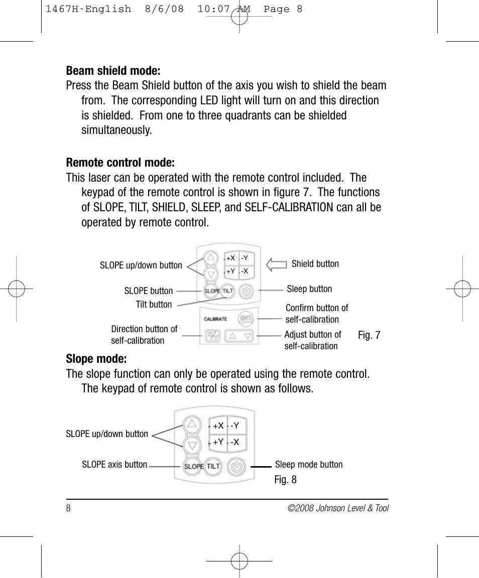Johnson Level & Tool Mfg. 40-6537 User Manual | Page 8 / 18
