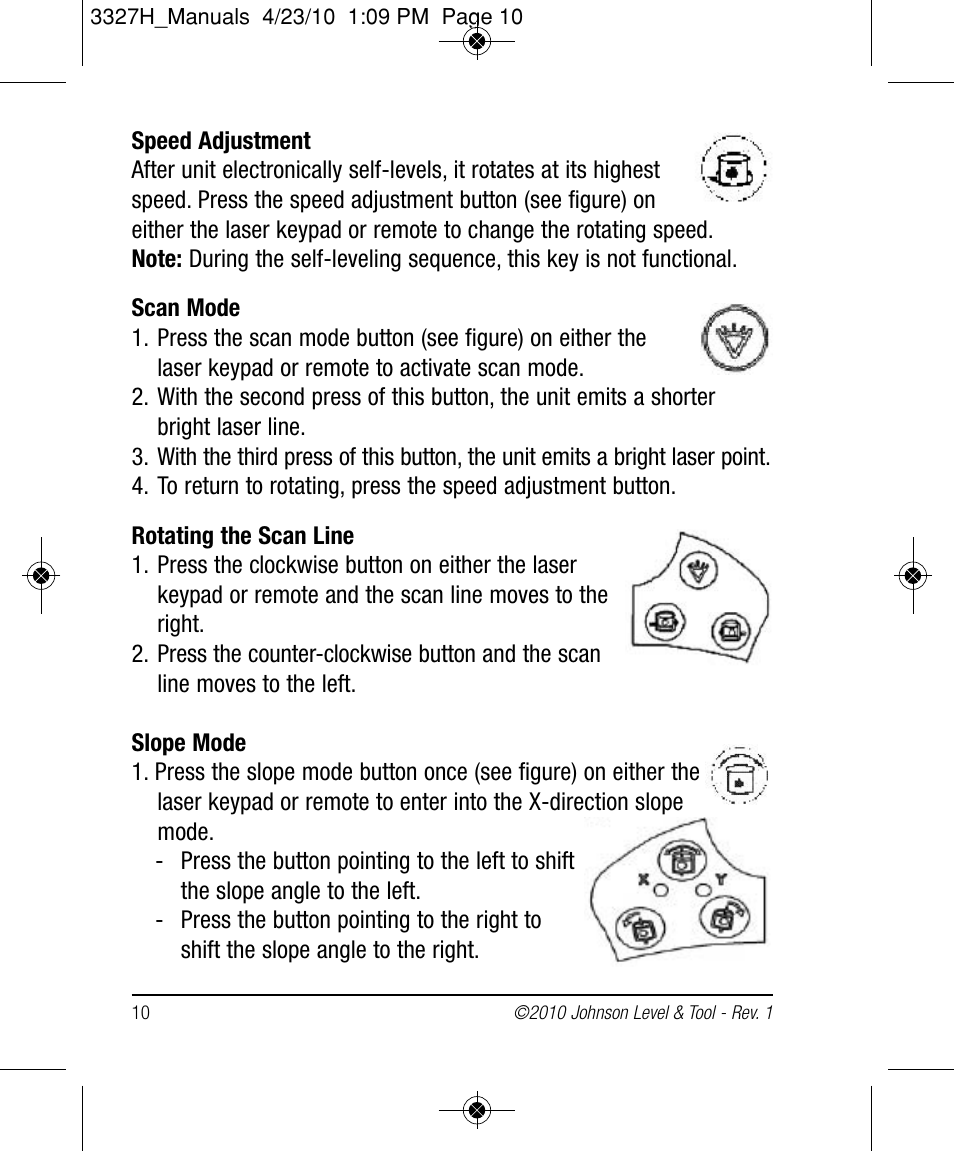 Johnson Level & Tool Mfg. 40-6522 User Manual | Page 10 / 26