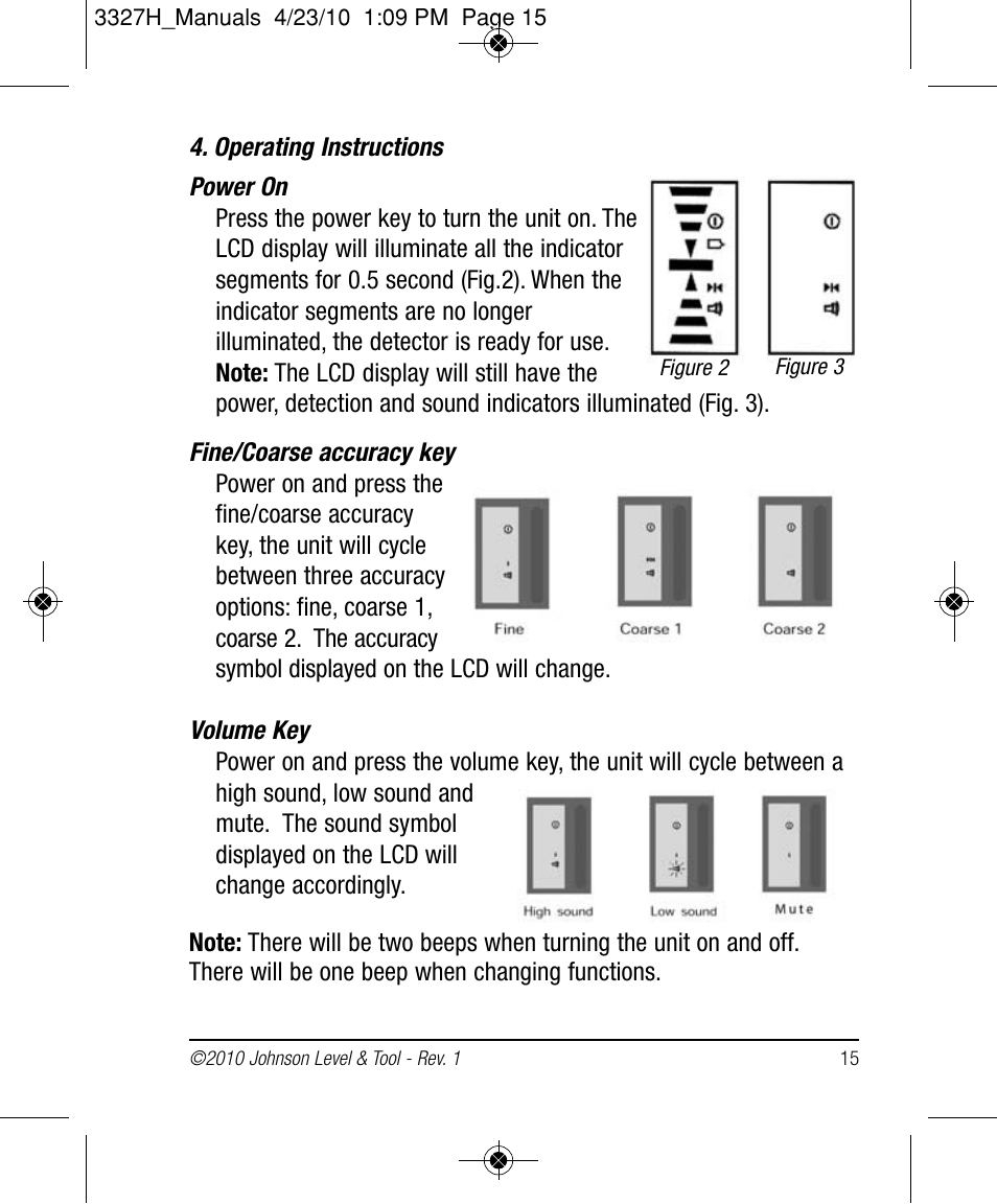 Johnson Level & Tool Mfg. 40-6522 User Manual | Page 15 / 26