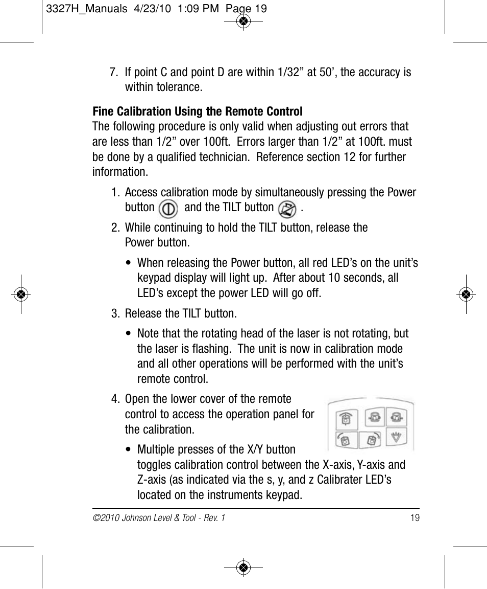 Johnson Level & Tool Mfg. 40-6522 User Manual | Page 19 / 26