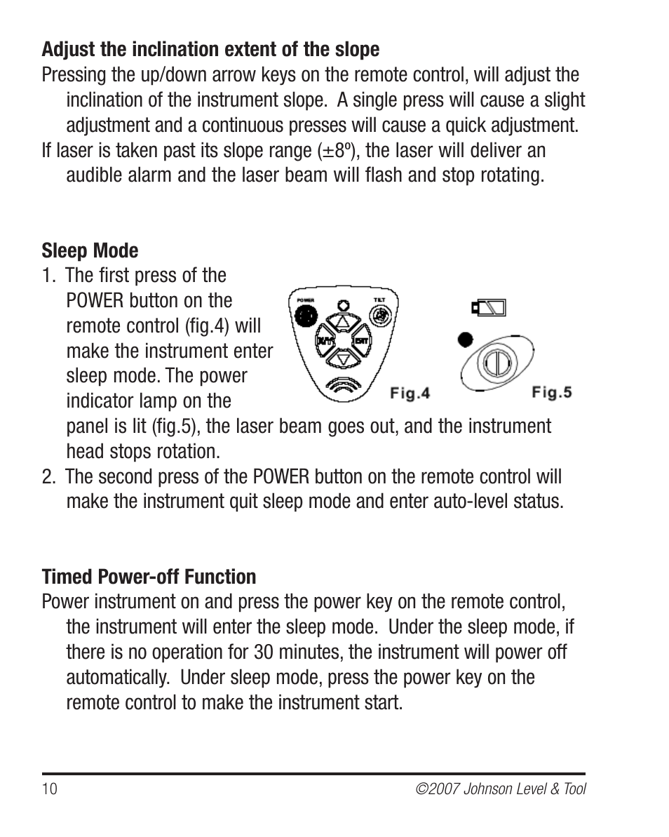 Johnson Level & Tool Mfg. 40-6535 User Manual | Page 10 / 20