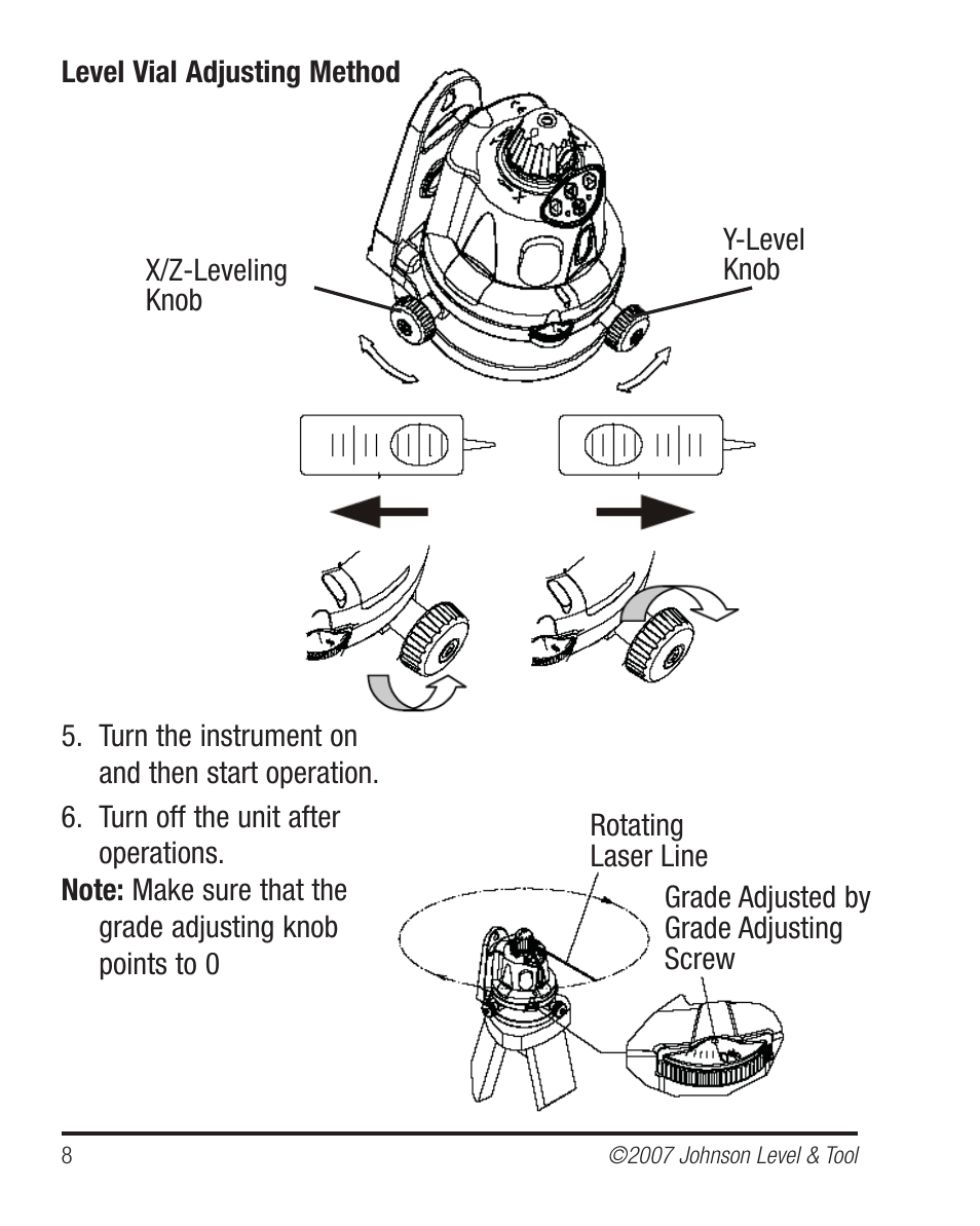 Johnson Level & Tool Mfg. 40-6510 User Manual | Page 8 / 24