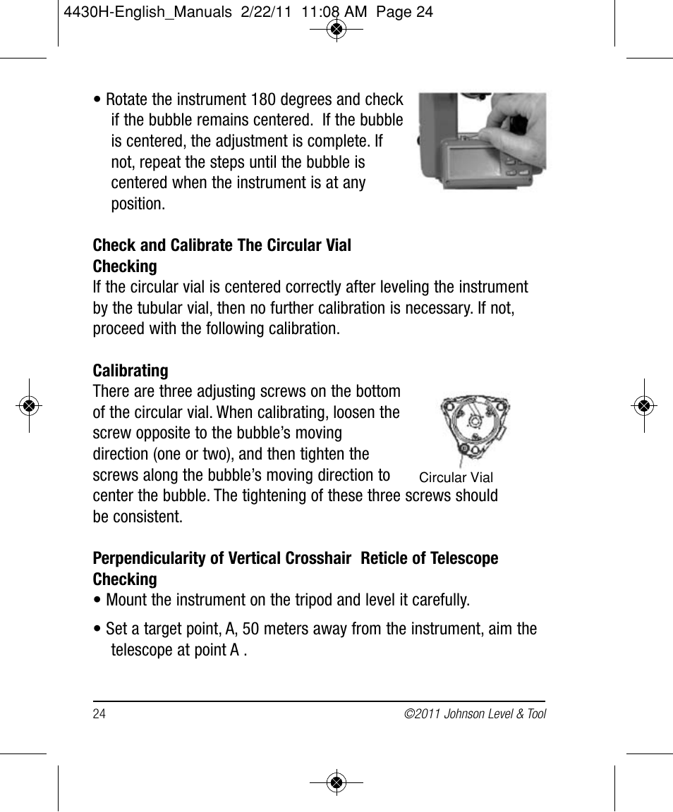 Johnson Level & Tool Mfg. 40-6935 User Manual | Page 24 / 36