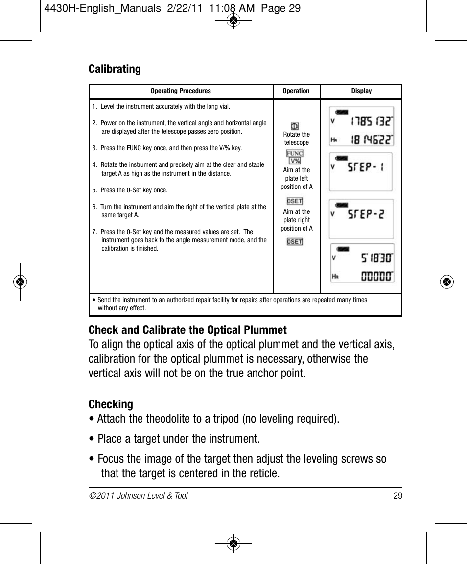 Johnson Level & Tool Mfg. 40-6935 User Manual | Page 29 / 36