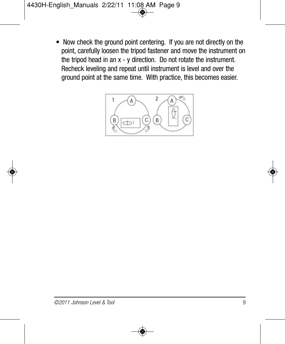 Johnson Level & Tool Mfg. 40-6935 User Manual | Page 9 / 36