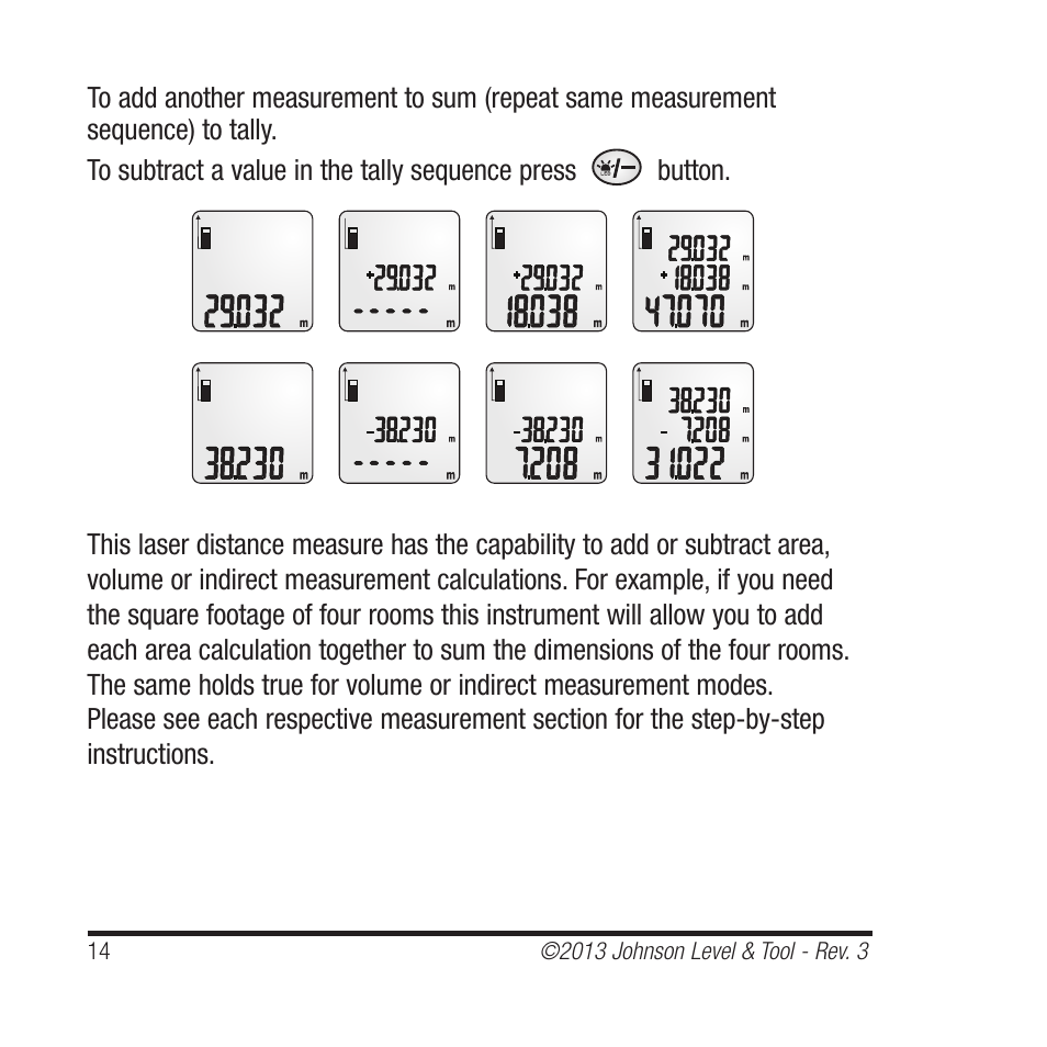 Johnson Level & Tool Mfg. 40-6001 User Manual | Page 14 / 32