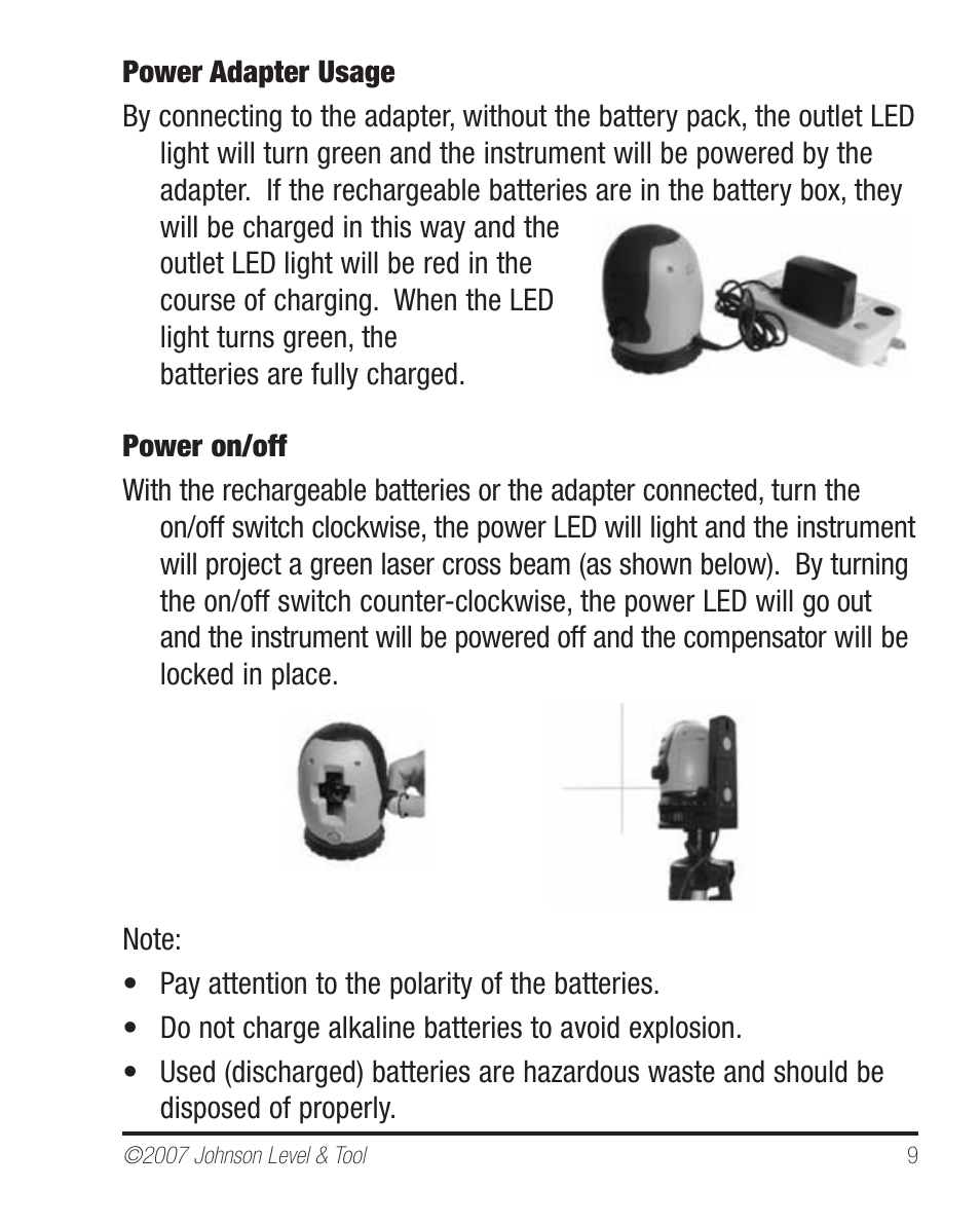 Johnson Level & Tool Mfg. 40-6640 User Manual | Page 9 / 20