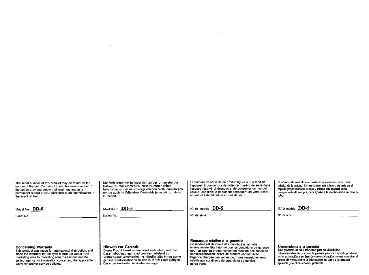 Dd-5, Od-5 | Yamaha DD-5 User Manual | Page 23 / 24