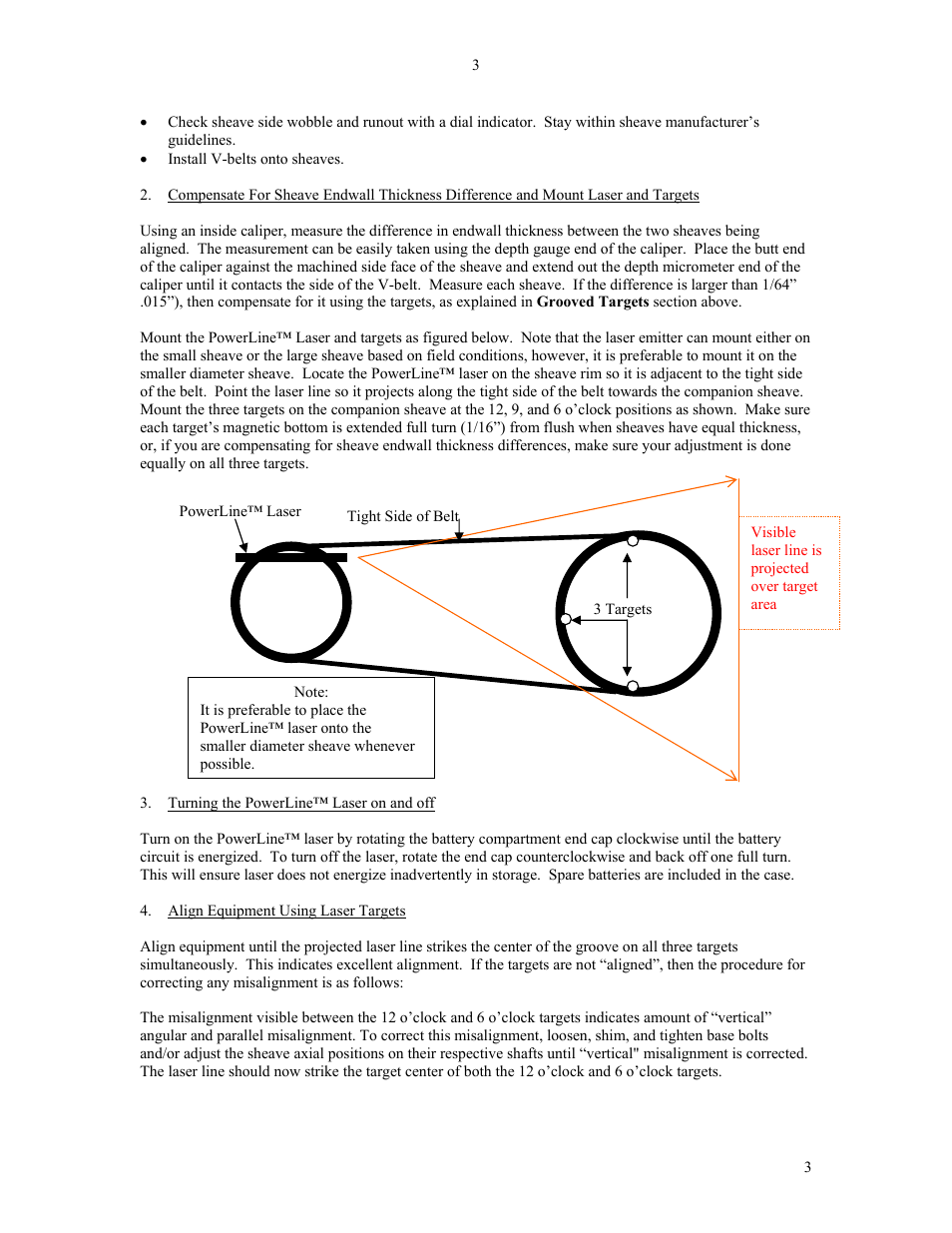 Johnson Level & Tool Mfg. 40-6200 User Manual | Page 3 / 5