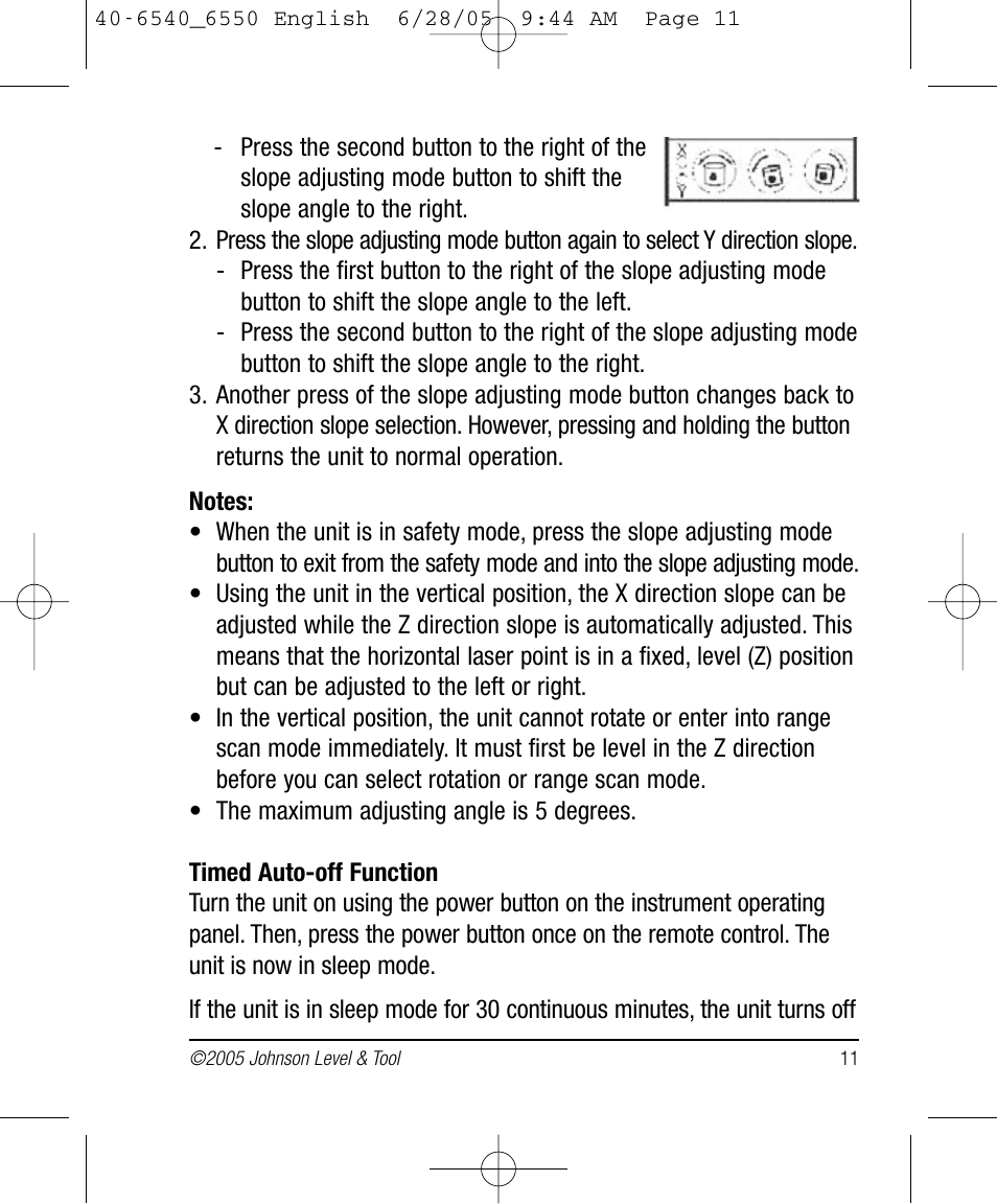 Johnson Level & Tool Mfg. 40-6550 User Manual | Page 11 / 24