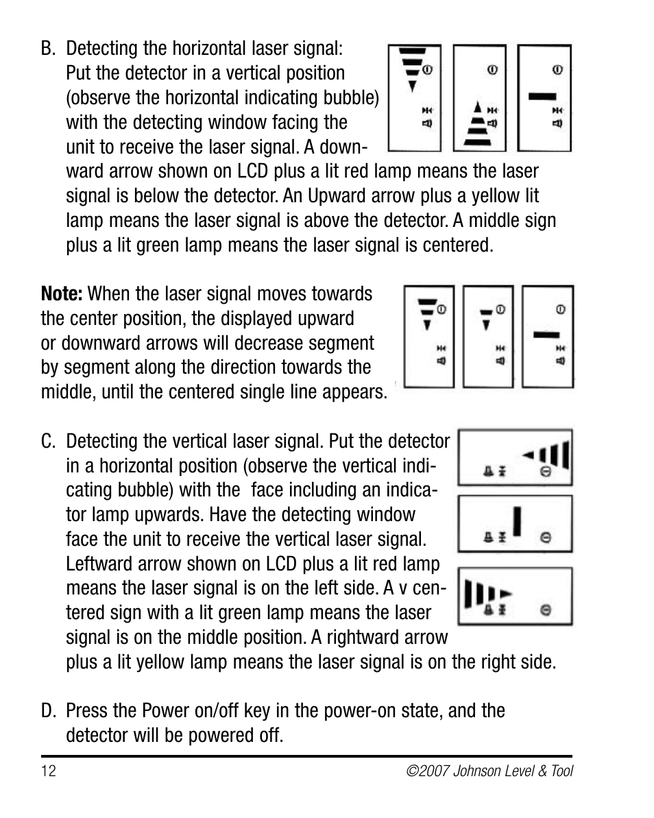 Johnson Level & Tool Mfg. 40-6660 User Manual | Page 12 / 21